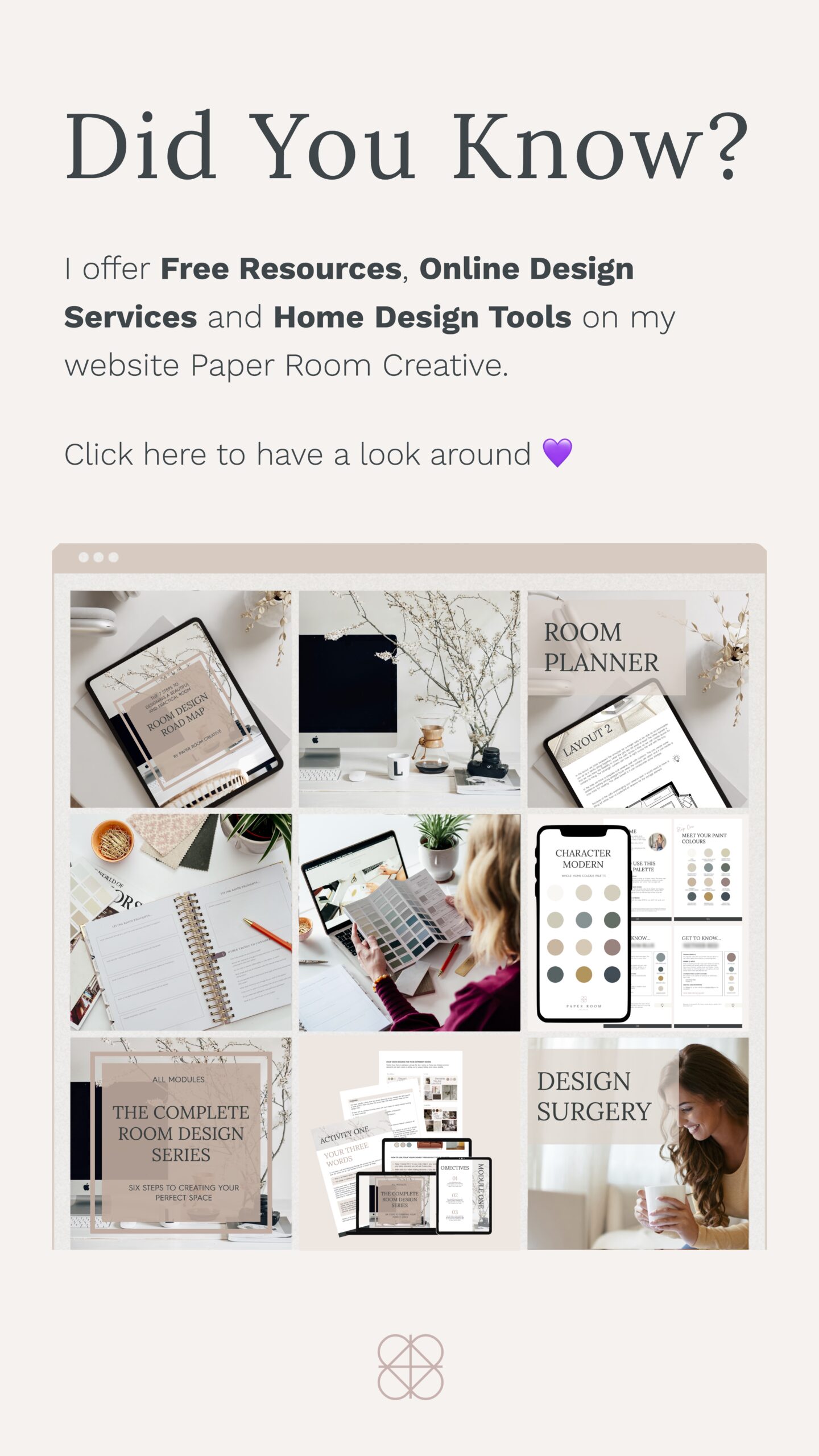 Paper Room Creative - online design templates tools and resources