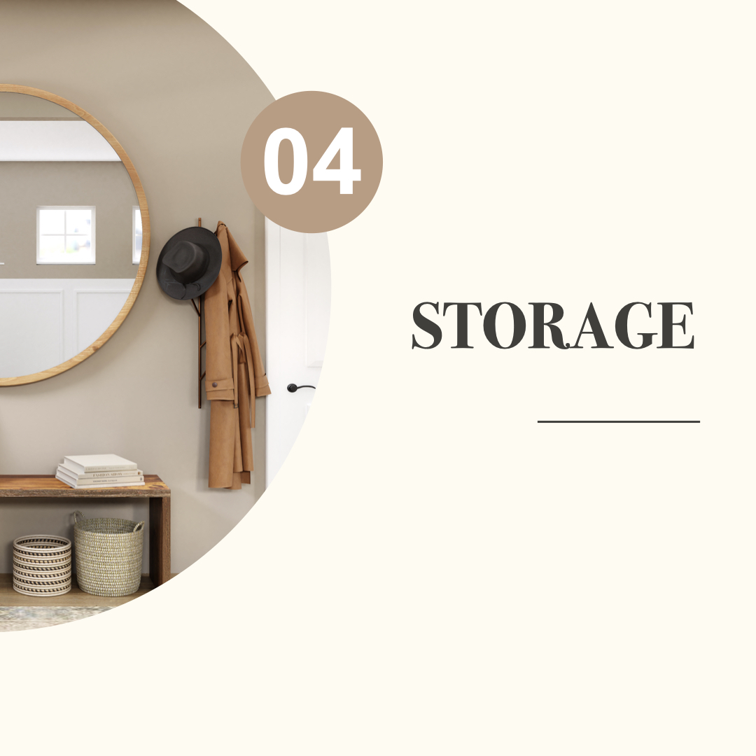 storage for hallway 